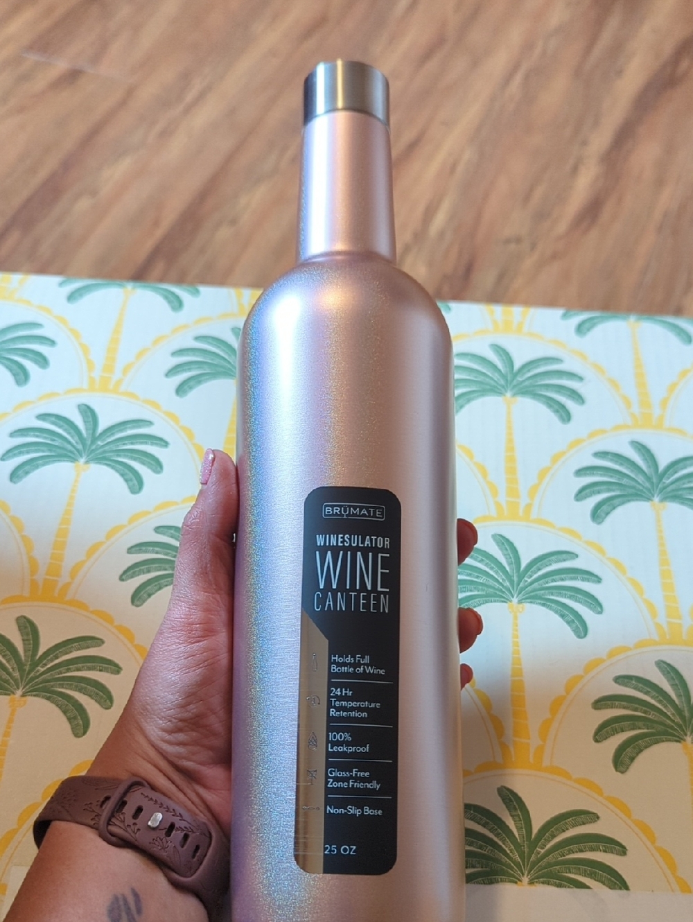 Brumate Winesulator Wine Canteen - Rose Gold